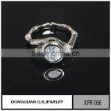 Wholesale Diamond Ring Pave Setting Jewelry Ring S925 Sterling Silver Rings thumbnail-2