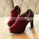 Ladies High Heel Boots Ankle Boots China CP6429 thumbnail-1