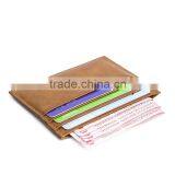 QIALINO Men Front Pocket Wallet Genuine Leather Credit Card Holder thumbnail-2