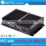 Fanless Mini pc Industrial Computer With 2 COM 4 USB 3.0 Intel Celeron 1037u thumbnail-3