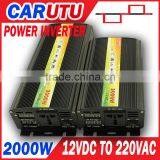12VDC to 220VAC 2000w Modified Solar Power Inverter 2000w