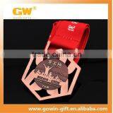Cheap no Minimum Order Gold Award Metal Sport Military Medals thumbnail-1