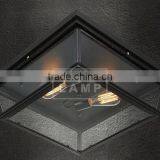 Manufature American Minimalist Bedroom Ceiling Retro Industrial Wind Corridor Balcony Porch Lights Iron Staircase Ceiling Lamp thumbnail-1