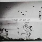 HP Latex Ink Digital Printing Fabric for Chinese Painting thumbnail-1