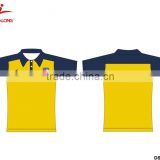 Latest Design Any Logo Custom Subliamtion Polo T Shirts Wear Clothes