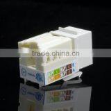 Network Solution Cat 6 UL 90Degree 110 IDC RJ45 UTP Modular Keystone Jack thumbnail-2