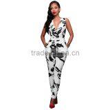 Bonvatt Sexy Deep V Nightclub Leotard Bandage Pants With Body Clothing thumbnail-6