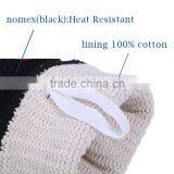 Shanhai Best Price 100% Cotton Lining Aramid Fiber Custom Silicone 932F Kitchen Gloves Heat Resistant thumbnail-6