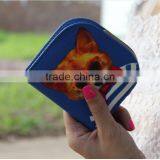 2016 3D Animal Wallet Holders Zipper PU Leather Money Wallet Short Small Wallet Purse (XJWP1625) thumbnail-4