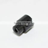 High Precision CNC Turning Black Plating Aluminum Aviation Plug Parts thumbnail-2