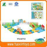 Plastic Road Set Toy Cars, Model Train Track, Slot Car Racing Sets thumbnail-1