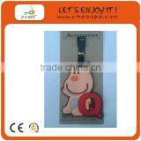 PVC Personalized Heart Shape Hard Plastic Luggage Tag thumbnail-1