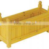 Tan Wood Flowerpot thumbnail-1