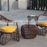 Outdoor Coffee Shop Wicker Table And Chairs Furniture thumbnail-3