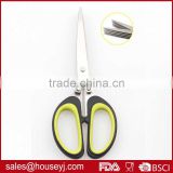 5 layer blades kitchen herb scissors with soft grip handle stainless steel kitchen scissors