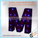 Antique Decorative Standing 3D LED Lighted Metal Letter thumbnail-2