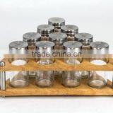 Glass & Stainless Oil Vinegar Salt and Pepper Set thumbnail-2