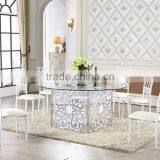 Stainless Steel Frame Square Table With LED Light for Wedding Party thumbnail-5