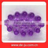 Wholesale Cheap Purple Transparent Small Balls Oval Plastic Head Massger thumbnail-2