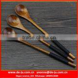 Super Long Natrual Bamboo Carbonized Spoon thumbnail-4