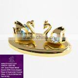 Popular Romantic Crystal Metal Swans Wedding Gifts for Women thumbnail-1