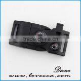 Paracord Bracelet Flint Fire Starter Whistle Compass Buckle With Bottle Opener Screwdriver thumbnail-5