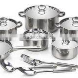 15pcs Stainless Steel Cookware Set thumbnail-1