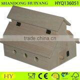 Custom Outdoor Wooden Bird House Wholesale thumbnail-1