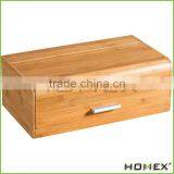 Eco-friendly Bamboo Bread Storage Bin Homex BSCI/Factory thumbnail-1