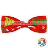 100% Polyester Green White Little Girl Hair Bow Clip One Size Fit Most thumbnail-6