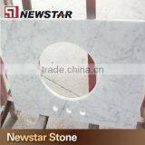 Newstar Bianco Carrara Countertop Table Top Sale White Marble Slab thumbnail-6