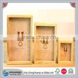 Creation Idea Pine Wood Double Face Wooden Photo Frame CN