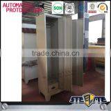 Customized 2 Door Lockable Metal Storage Clothes Cupboard thumbnail-3