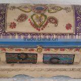 Hand Painted Antique Vintage Wooden Drawer-B thumbnail-1