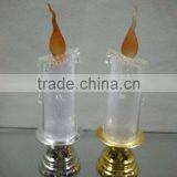 Clear Acrylic Plastic Led Christmas Pillar Candle Light Decoration thumbnail-4