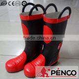 Fire Fight Fashion Boots Rubber Retardant Safety Oilproof Acid Resistant Waterproof Steel Toe Caps Ankle thumbnail-1