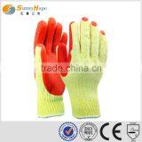 Sunnyhope Yellow Liner T/C Green Thick Latex Coated Work Gloves thumbnail-3