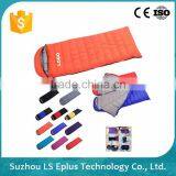 Eco-Friendly OEM Nylon and White Duck Down Sleeping Bag thumbnail-2