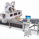 CNC Automatic Loading And Unloading Router SHD-1325 With Travelling Size 2500*1260*200mm and Working Size 2440*1240*50mm