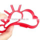 Food Grade Silicone Fried Egg Rings Egg Tray Sunny Cloud Egg Shapers Mold thumbnail-2