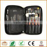 Multifunction Fabrics Makeup Brush Zipper Folio Case Cosmetic Handbag For Travel thumbnail-1