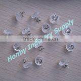 13mm Stainless Steel Decorative Corkscrew Bed Ruffle Pin