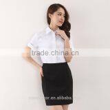 Latest Design Short Sleeve Formal Shirt for Work Lady thumbnail-1