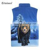 Cheap Clothing Wholesale Warm Casual Animal Printed Men Vest thumbnail-2