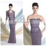 Elegant Satin Designs Long Sleeve Women Fancy Dress thumbnail-1