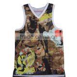 Mens New Dry Fit Polyester Sublimation Basketball Jersey Uniform Design thumbnail-3