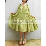 Fat Summer Cotton Dress Casual Cotton Summer Dresses Hot Sale thumbnail-1