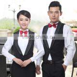 Juqian Custom High End Slim Fit Western Restaurant Waitress Tuxedo Uniform Designs thumbnail-1