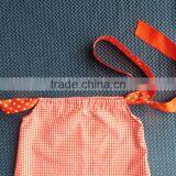 2015 Baby Orange Sub-box Dress With a Silk Ribbon Braces Skirt YW-057 thumbnail-2