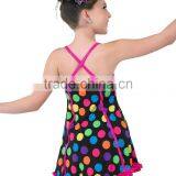 2016 New !!- Kids' Ballet Tap and Jazz Colorful Polkdot Short Dresses thumbnail-2